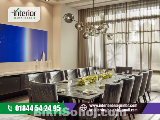 Dining table Interior Design In Mirpur